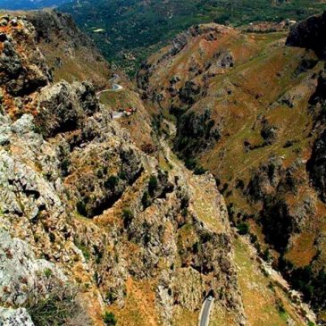 Topolia Gorge from above